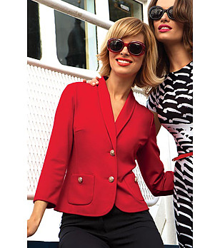Червено дамско сако снимка