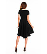 Черна клоширана рокля Amadu-1 снимка