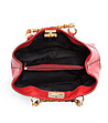 Червена дамска кожена чанта Roxana-3 снимка