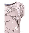 Бежова дамска блуза с принт Paula-2 снимка
