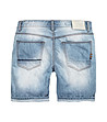 Мъжки къси памучни панталонки в светлосин деним-1 снимка
