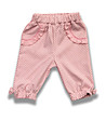 Розов памучен бебешки панталон на точки-0 снимка