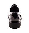 Черни дамски кожени обувки Yale-3 снимка