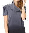 Дамска блуза сиво-2 снимка