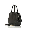 Черна кожена дамска чанта Eleanor-2 снимка