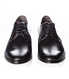Елегантни кожени мъжки обувки в черно-3 снимка
