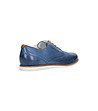 Мъжки сини кожени обувки-4 снимка