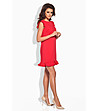 Памучна червена рокля Jenny-1 снимка