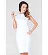 Бяла рокля с памук Daisy-2 снимка