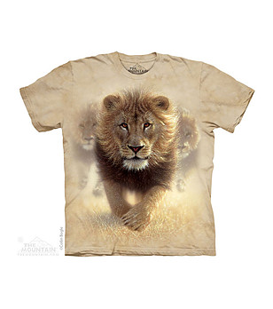 Детска памучна тениска с принт Лъв снимка