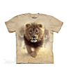 Детска памучна тениска с принт Лъв-0 снимка