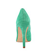 Зелени дамски кожени обувки Avelia-4 снимка