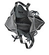 Черна кожена дамска чанта с пискюли Selina-3 снимка
