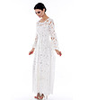 Бяла рокля с дантела-2 снимка