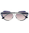 Дамски слънчеви очила със сини кантове-2 снимка
