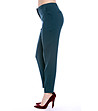 Дамски панталон в цвят петрол Mareta-2 снимка