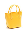 Жълта дамска чанта от естествена кожа Celeste-2 снимка