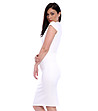 Бяла рокля с фигурални мотиви Electra-2 снимка