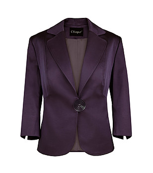 Виолетово дамско сако снимка