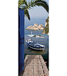 Декоративен стикер за врата Изглед към морето-1 снимка
