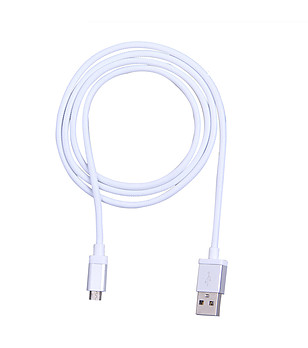Бял USB кабел за бързо зареждане за Samsung Galaxy снимка