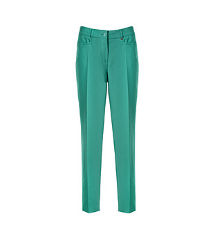 Зелен дамски панталон снимка