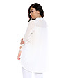 Бяла дамска  риза Samira-1 снимка