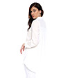 Бяла дамска  риза Samira-2 снимка