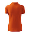 Оранжева дамска тениска с яка Lara-1 снимка