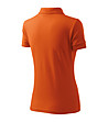 Оранжева дамска тениска с яка Lara-3 снимка