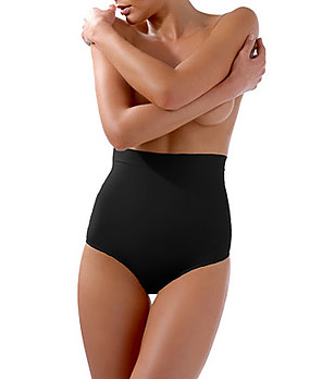 Коригиращи бикини в черно с ефект плосък корем от Control Body снимка