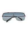 Сиви мъжки слънчеви очила тип маска-2 снимка