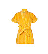 Комплект от халат и несесер в жълто Shadows-2 снимка