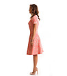 Памучна рокля в розови нюанси-2 снимка
