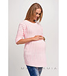 Пуловер за бременни в розово Alene-0 снимка