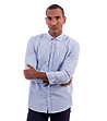 Мъжка риза на каре в синьо и бяло Pavel-0 снимка