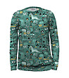 Зелена детска блуза Dino tech-0 снимка