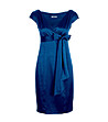 Елегантна рокля в син нюанс-0 снимка