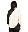 Черно-бяла дамска блуза-1 снимка