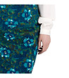 Синьо-зелена памучна пола Mabel-2 снимка