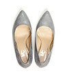 Кожени сиви дамски обувки Sandra-1 снимка