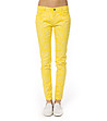 Дамски памучен панталон в жълти нюанси с принт Meredith-0 снимка