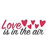 Декоративен стикер за стена Love is in the air-2 снимка