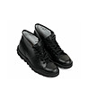 Мъжки кожени обувки в черно-4 снимка