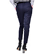 Тъмносин дамски памучен панталон Camille-1 снимка