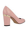 Розови дамски обувки от естествена кожа Gabi-2 снимка