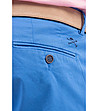 Мъжки сини памучни къси панталони Manuel-3 снимка