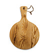 Дървена дъска за рязане с дръжка 39 см-0 снимка