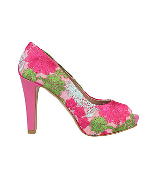 Дамски обувки в розов нюанс Liana снимка