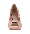 Розови кожени обувки Electra-3 снимка